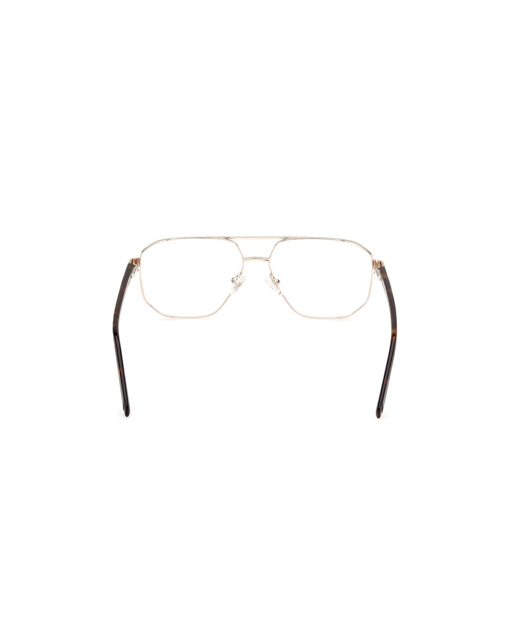 Guess Black Gu50135 32 Optical Frames Metal Squared Normal for men