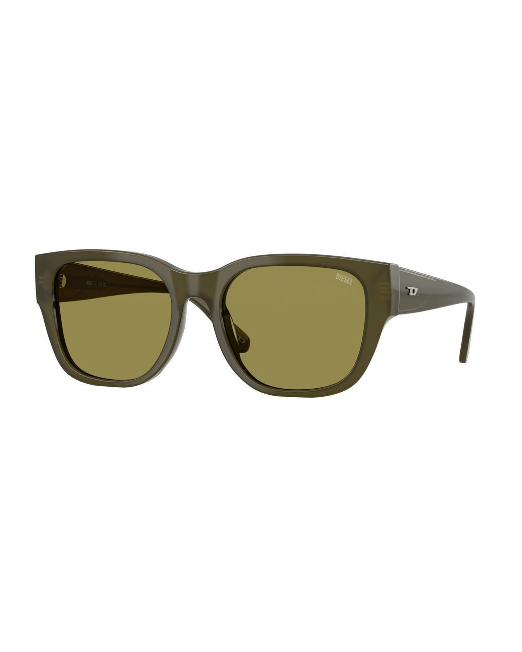 DIESEL Green Dl2005 2024/2 Sunglasses Acetate Squared Normal