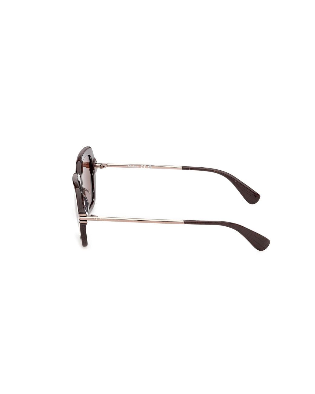 Max Mara Black Mm0213 50E Sunglasses Acetate Butterfly Normal