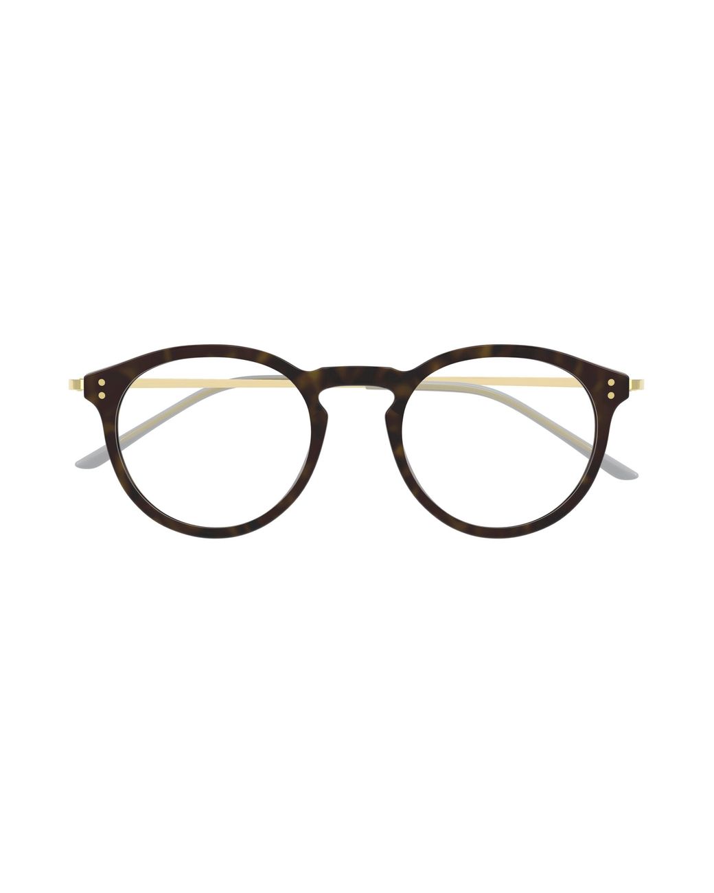Gucci Black Gg1710O 002 Optical Frames Acetate Transparent Round for men