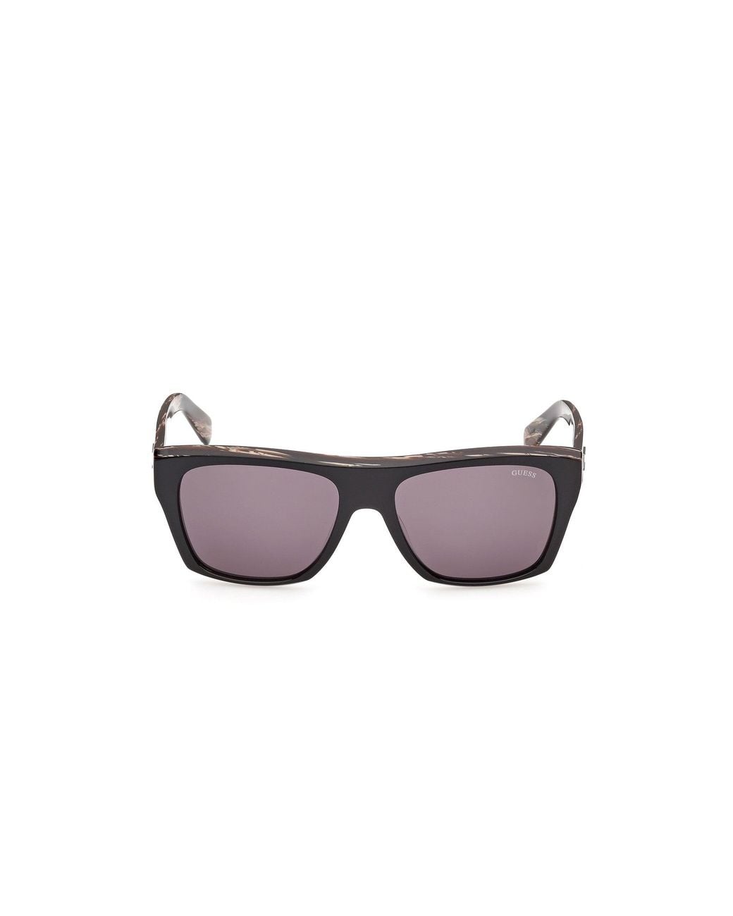 Guess Black Gu00368 01A Sunglasses Acetate Smoke Squared Normal for men