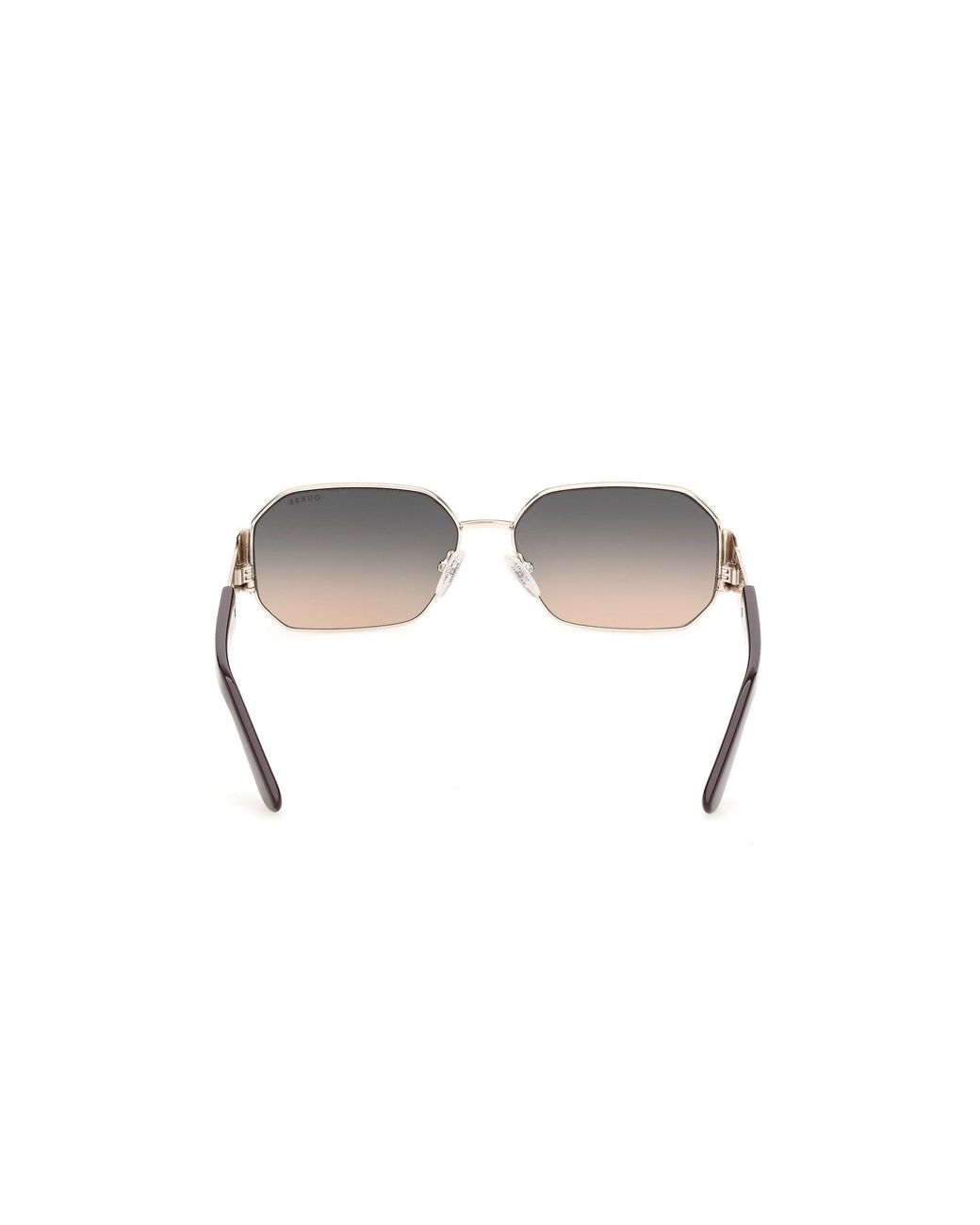 Guess Black Gu00356 32P Sunglasses Metal Geometric Normal