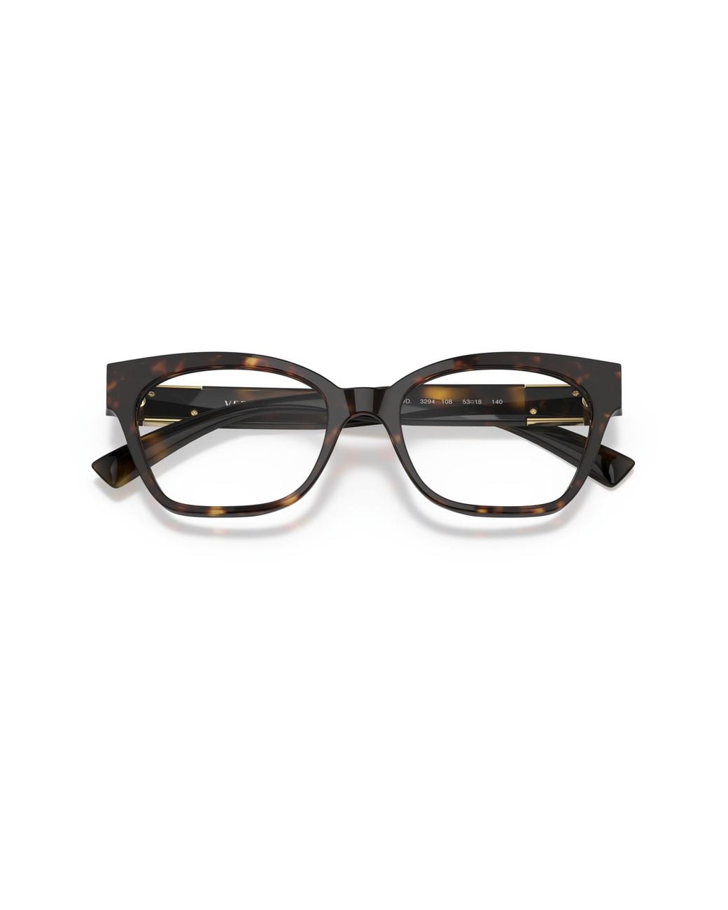 Versace Black Ve3294 108 Optical Frames Acetate Cat Eye Normal