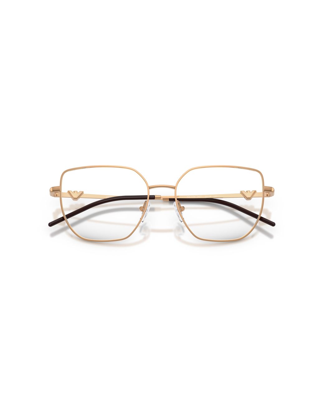 Emporio Armani Black Ea1176 3427 Optical Frames Metal Geometric Normal
