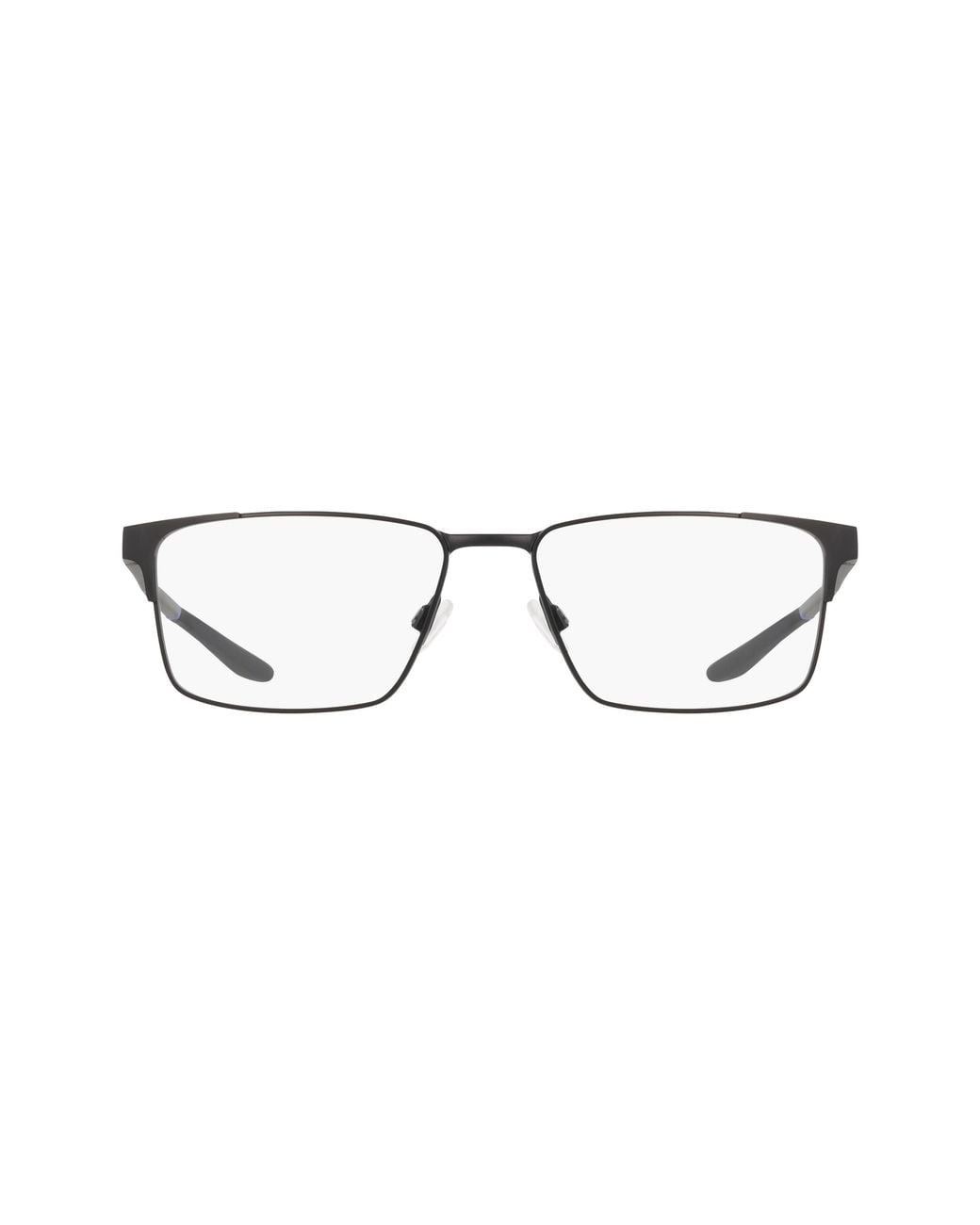 Nike Black 8143 001 Optical Frames Metal Squared Normal for men