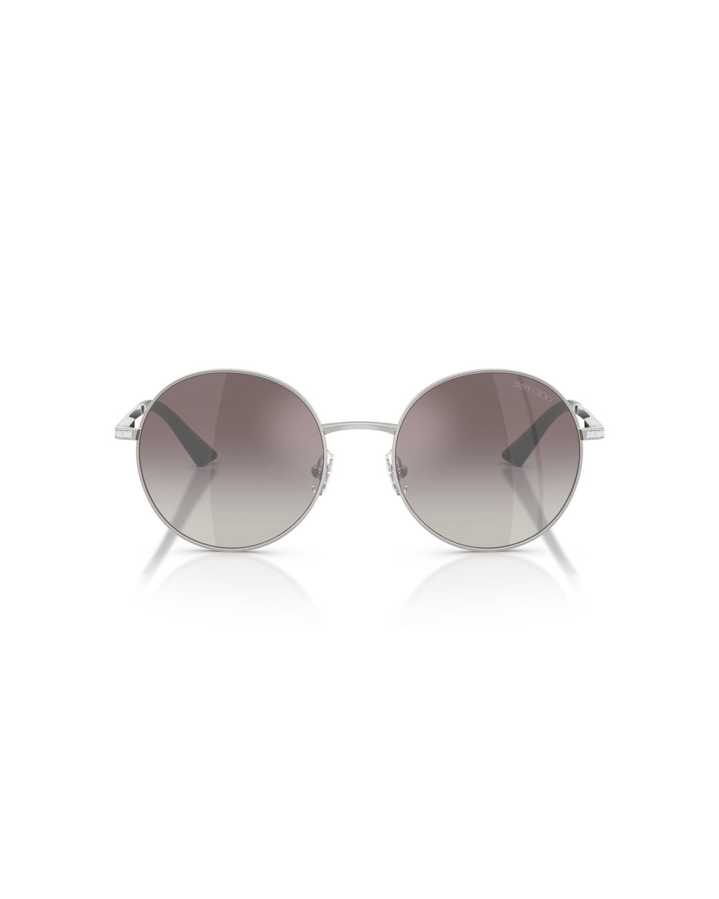 Jimmy Choo Black Jc4028J 30026I Sunglasses Metal Round Mirror Nuanced