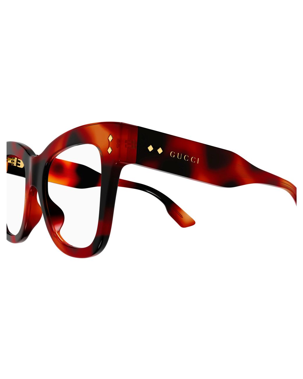 Gucci Black Gg1082O 002 Optical Frames Acetate Cat Eye
