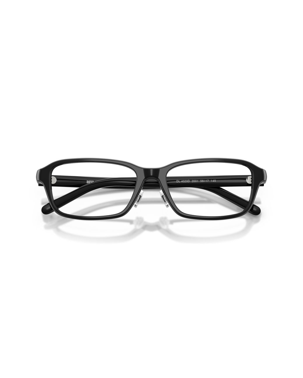 DIESEL Black Dl4020D 2001 Optical Frames Acetate Transparent Round Normal
