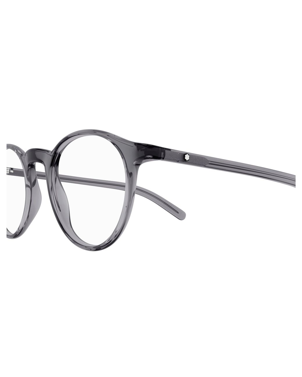 Montblanc Black Mb0329O 002 Optical Frames Transparent Round for men