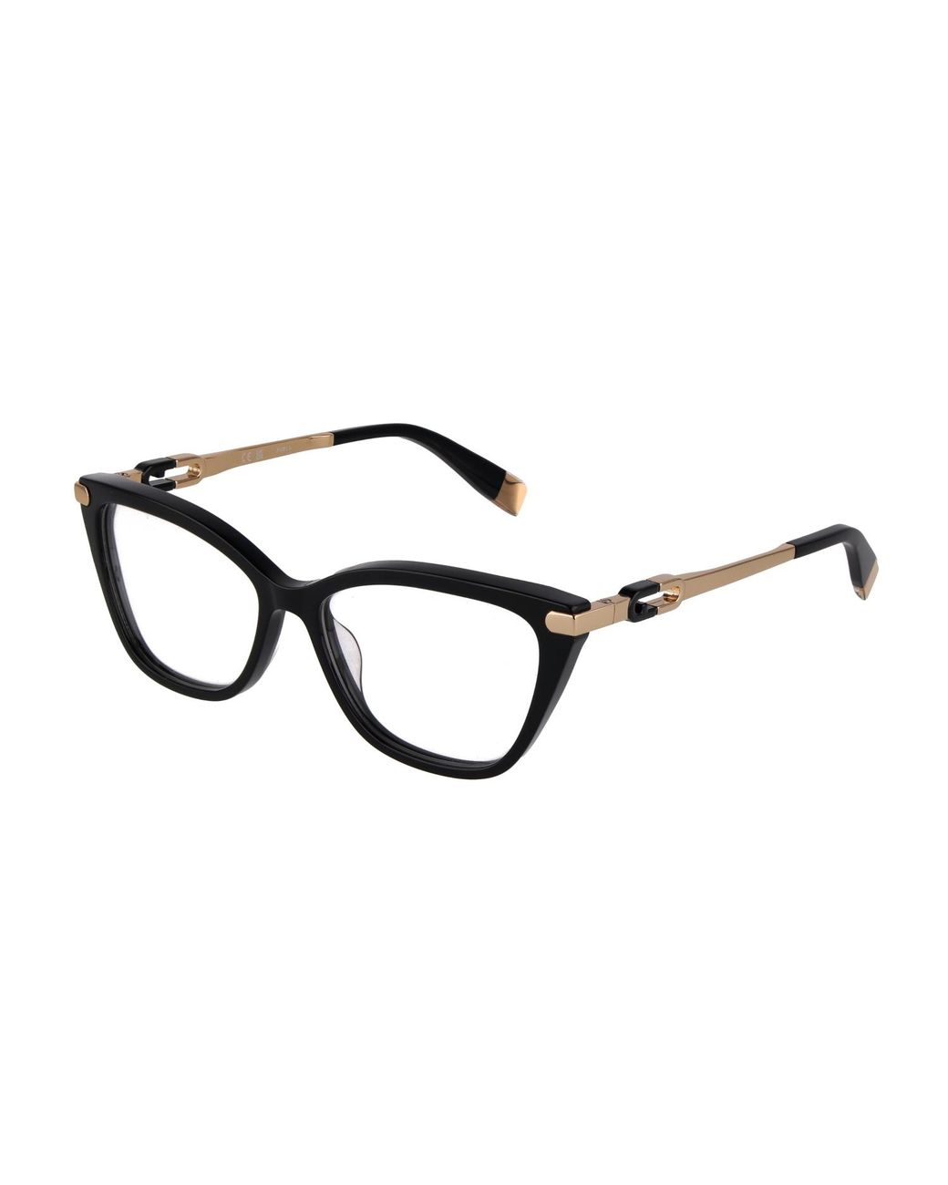 Furla Black Vfub02 700 Optical Frames Acetate Squared