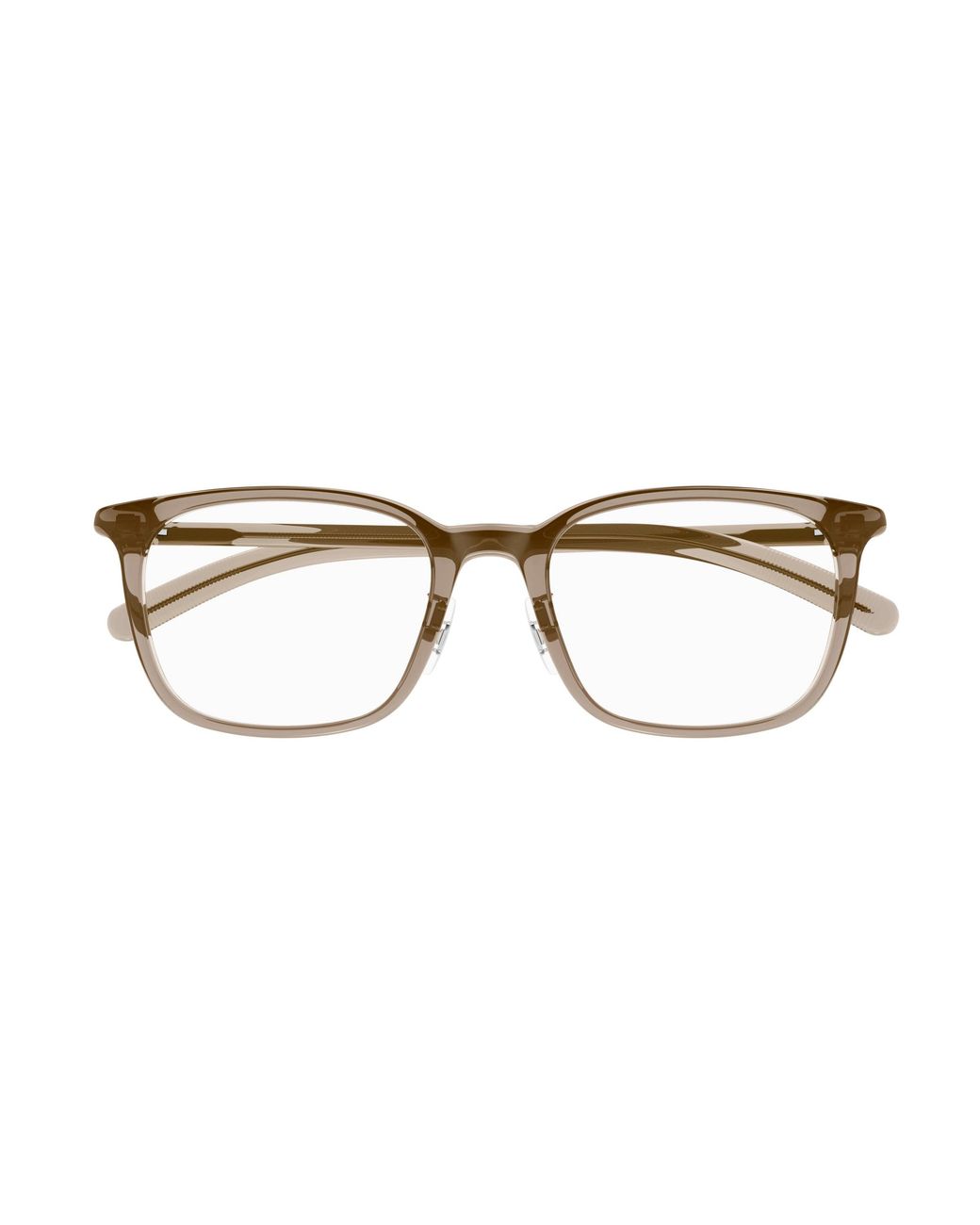 Montblanc Black Mb0418Oj 004 Optical Frames Transparent Squared for men