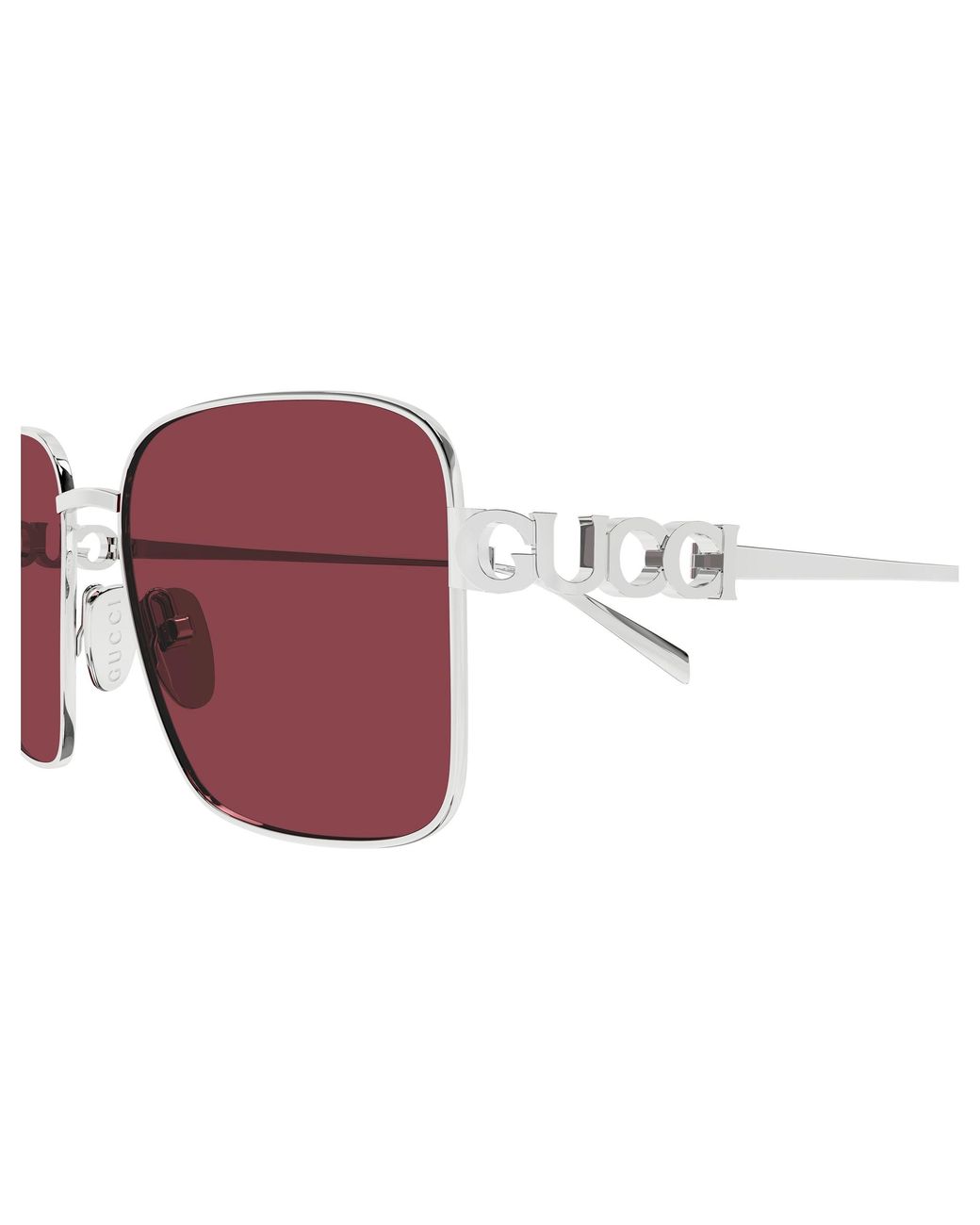 Gucci Black Gg1937S 003 Sunglasses Metal Squared