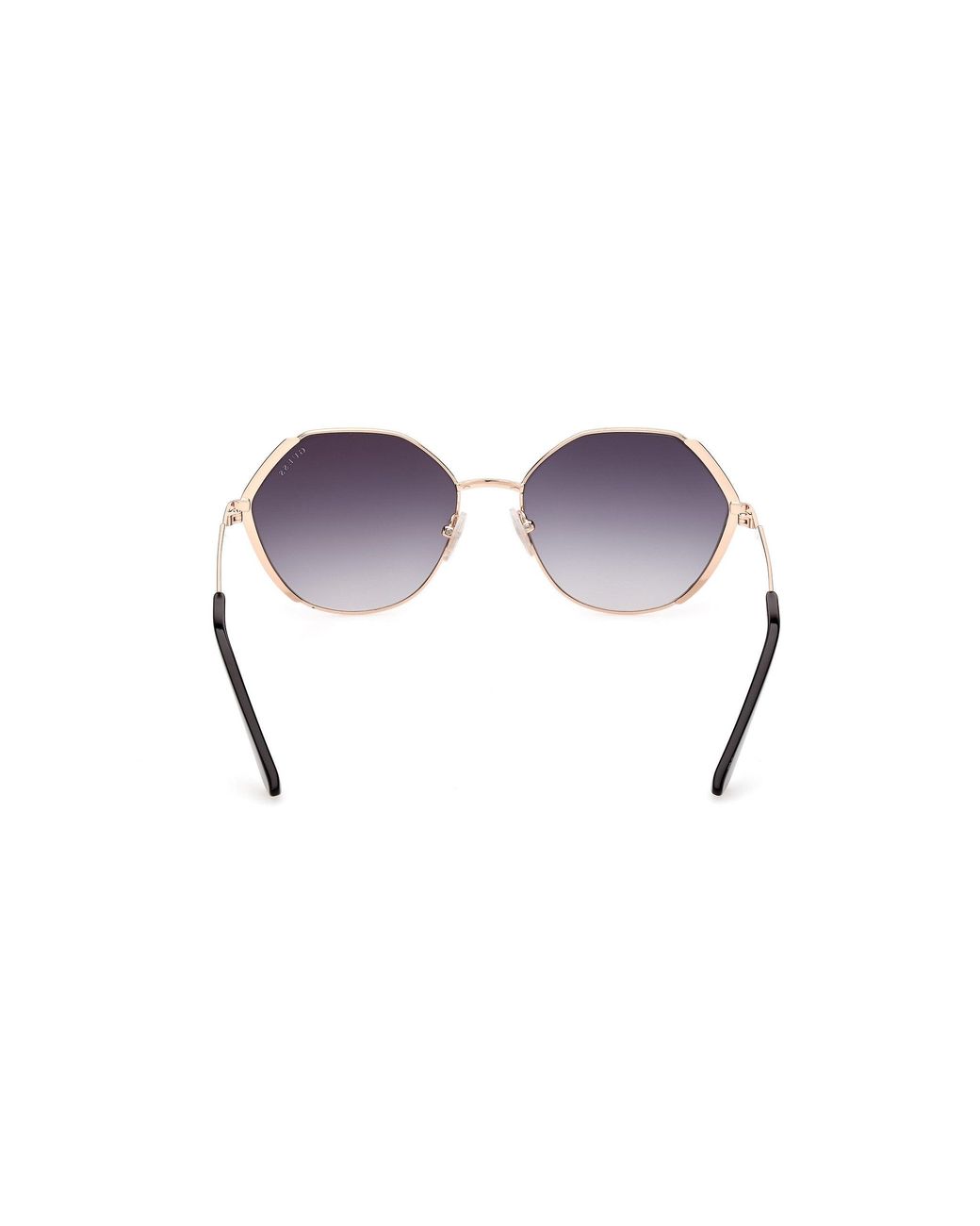 Guess Black Gu7842 28B Sunglasses Metal Geometric Normal Shaded