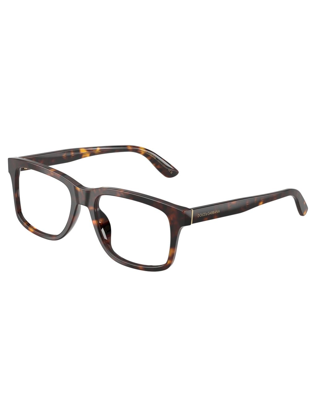 Dolce & Gabbana Black Dg3453 502 Optical Frames Acetate Transparent Squared Normal for men