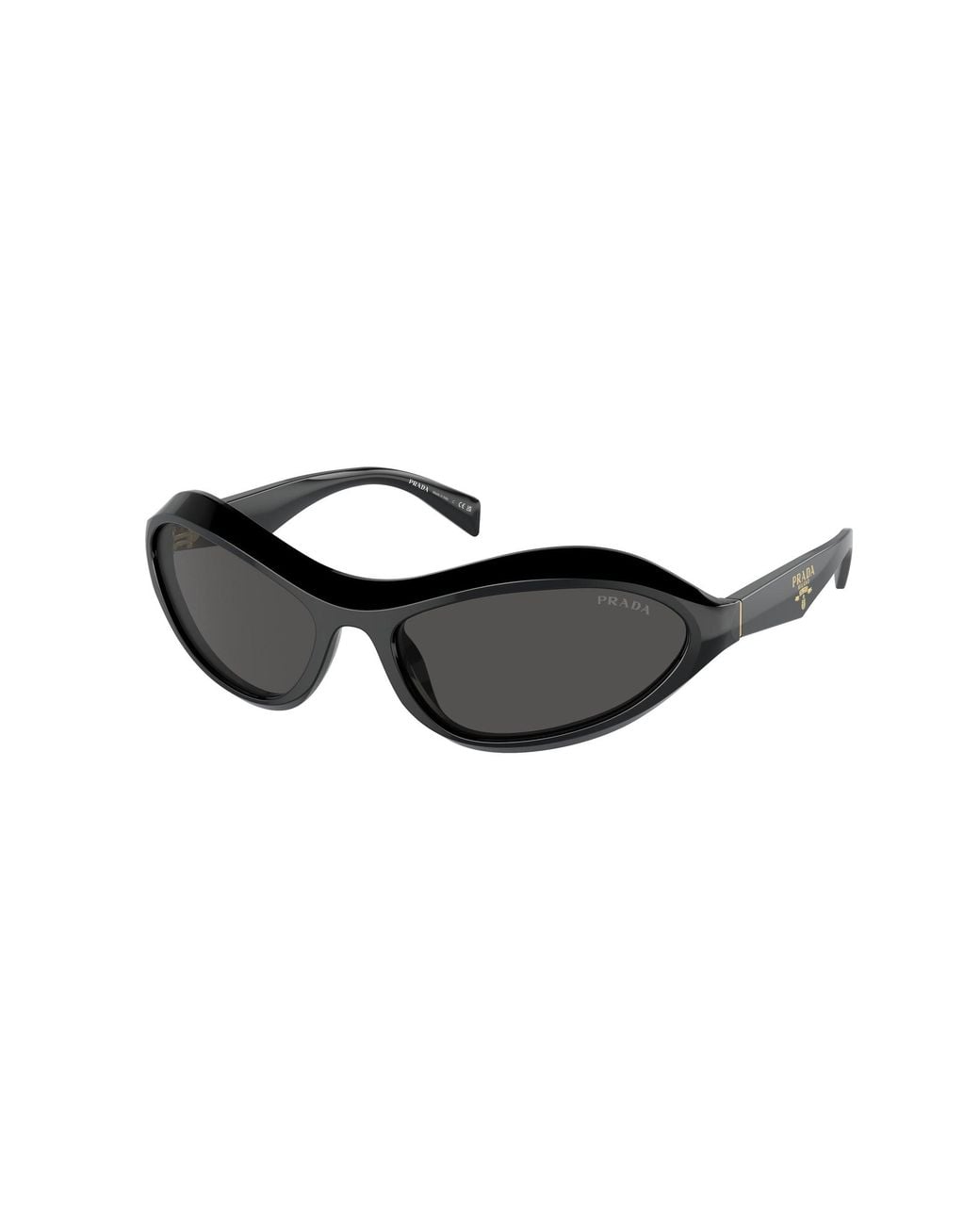 Prada Black Pr A20S 16K5S0 Sunglasses Acetate Geometric Normal