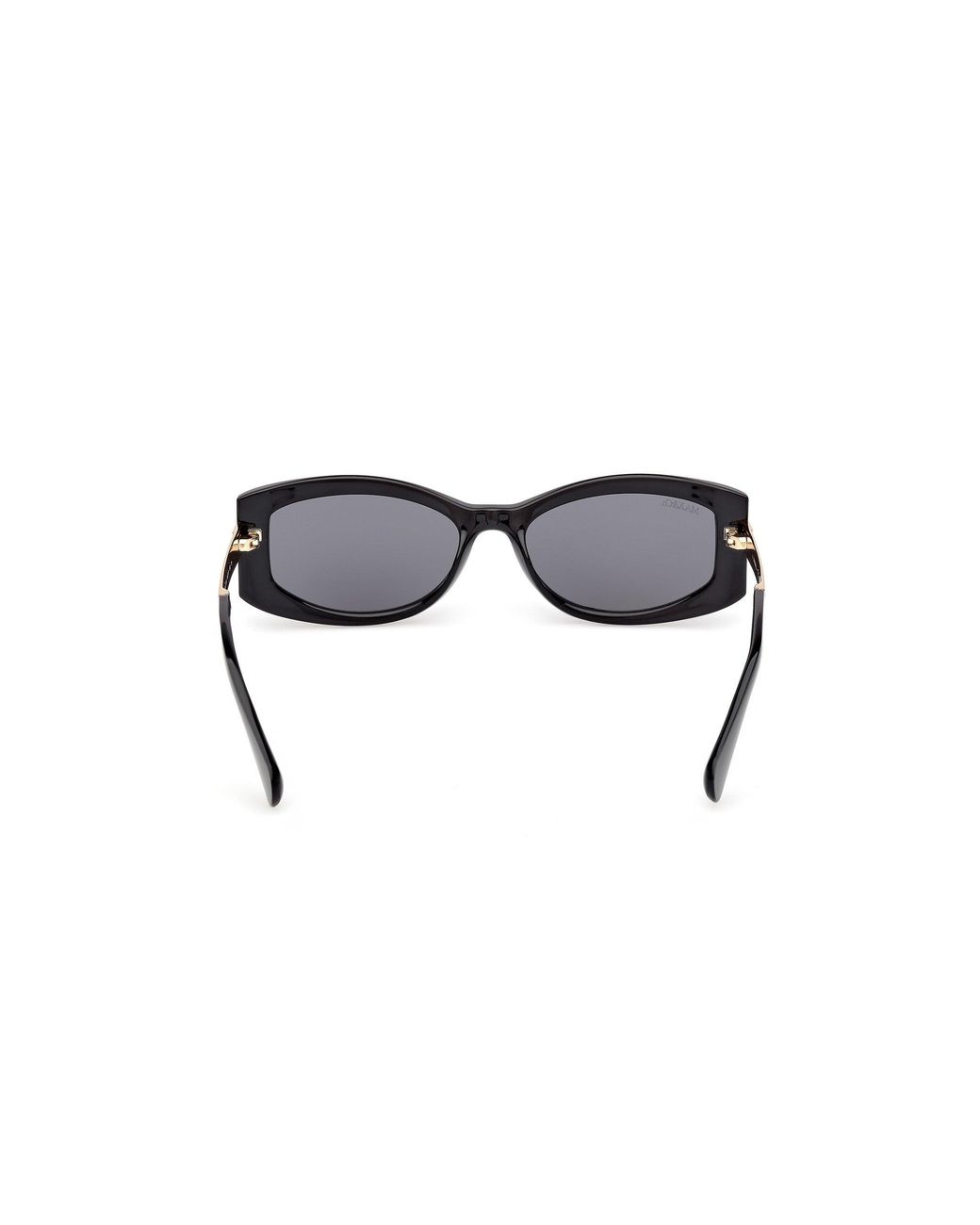 MAX&Co. Black Mo0144 01A Sunglasses Injected Smoke Squared Normal