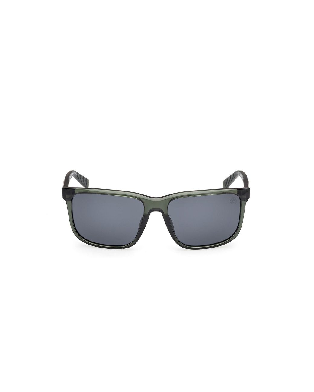 Timberland Black Tb00037 96D Sunglasses Injected Smoke Squared Polarized for men