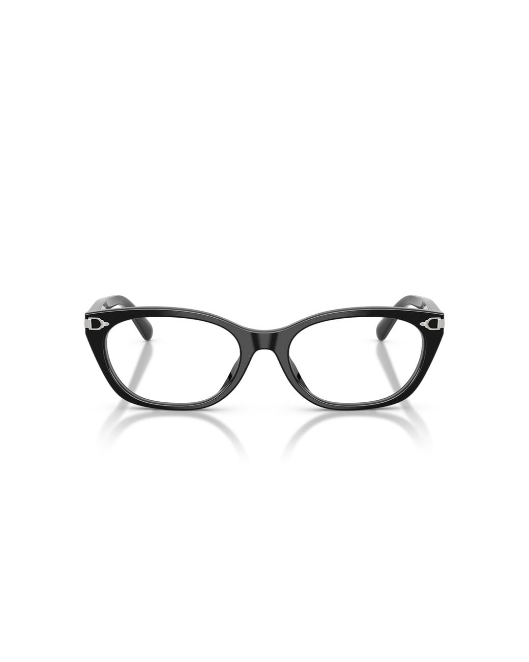 Ralph Lauren Black Rl6268U 5001 Optical Frames Acetate Transparent Cat Eye Normal