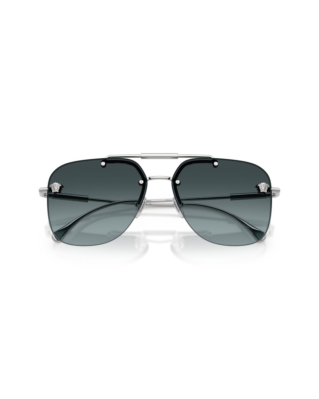 Versace Black Ve2296 1000V1 Sunglasses Metal Squared Normal Nuanced