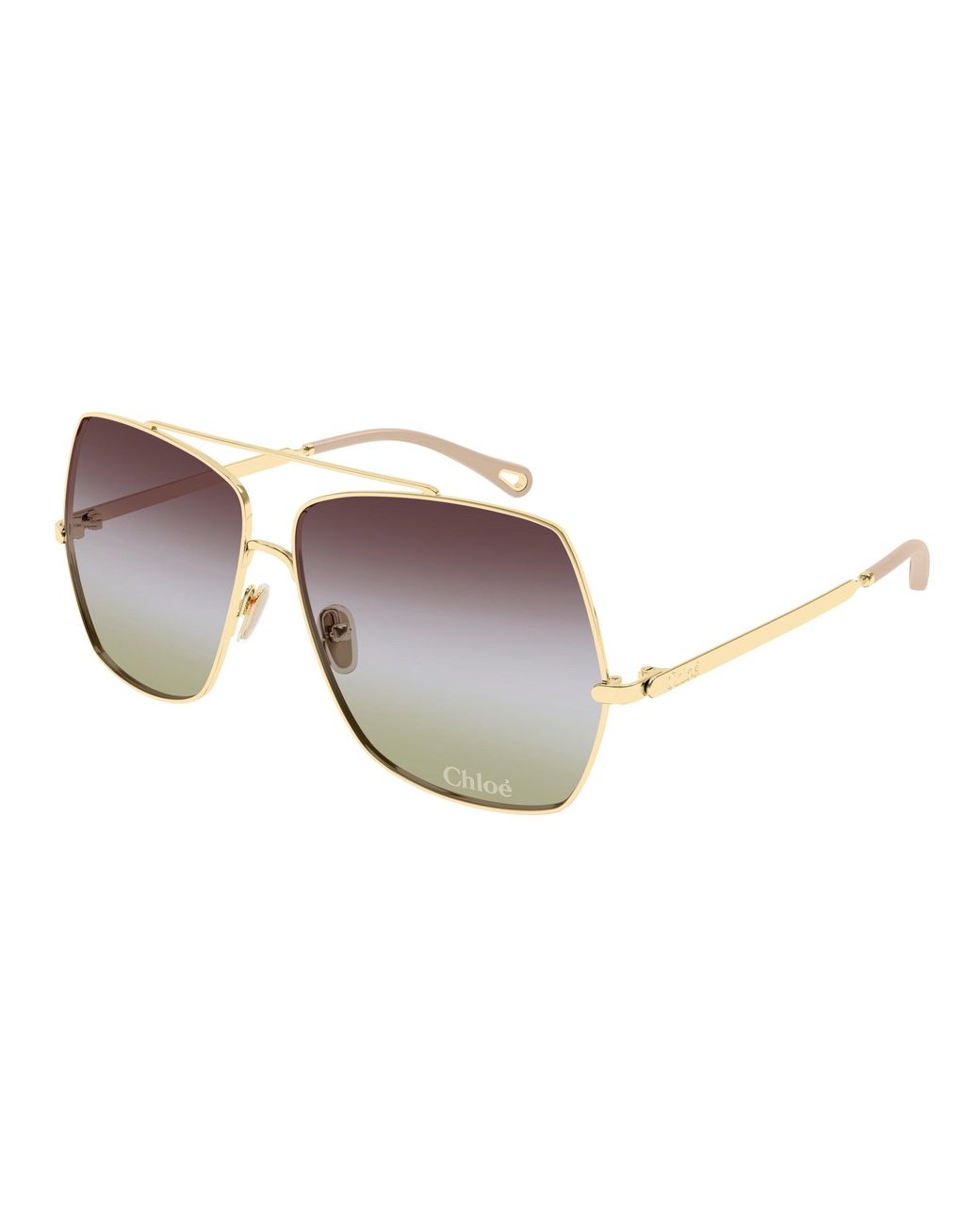 Chloé Black Ch0278S 002 Sunglasses Metal Squared