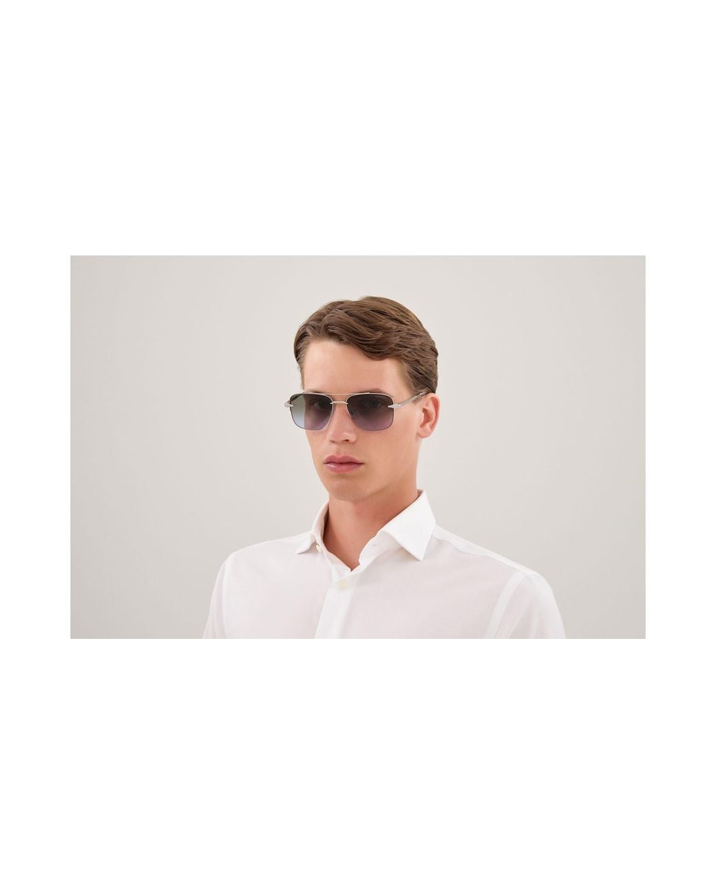 Montblanc Black Mb0513S 003 Sunglasses Metal Pilot Nuanced for men