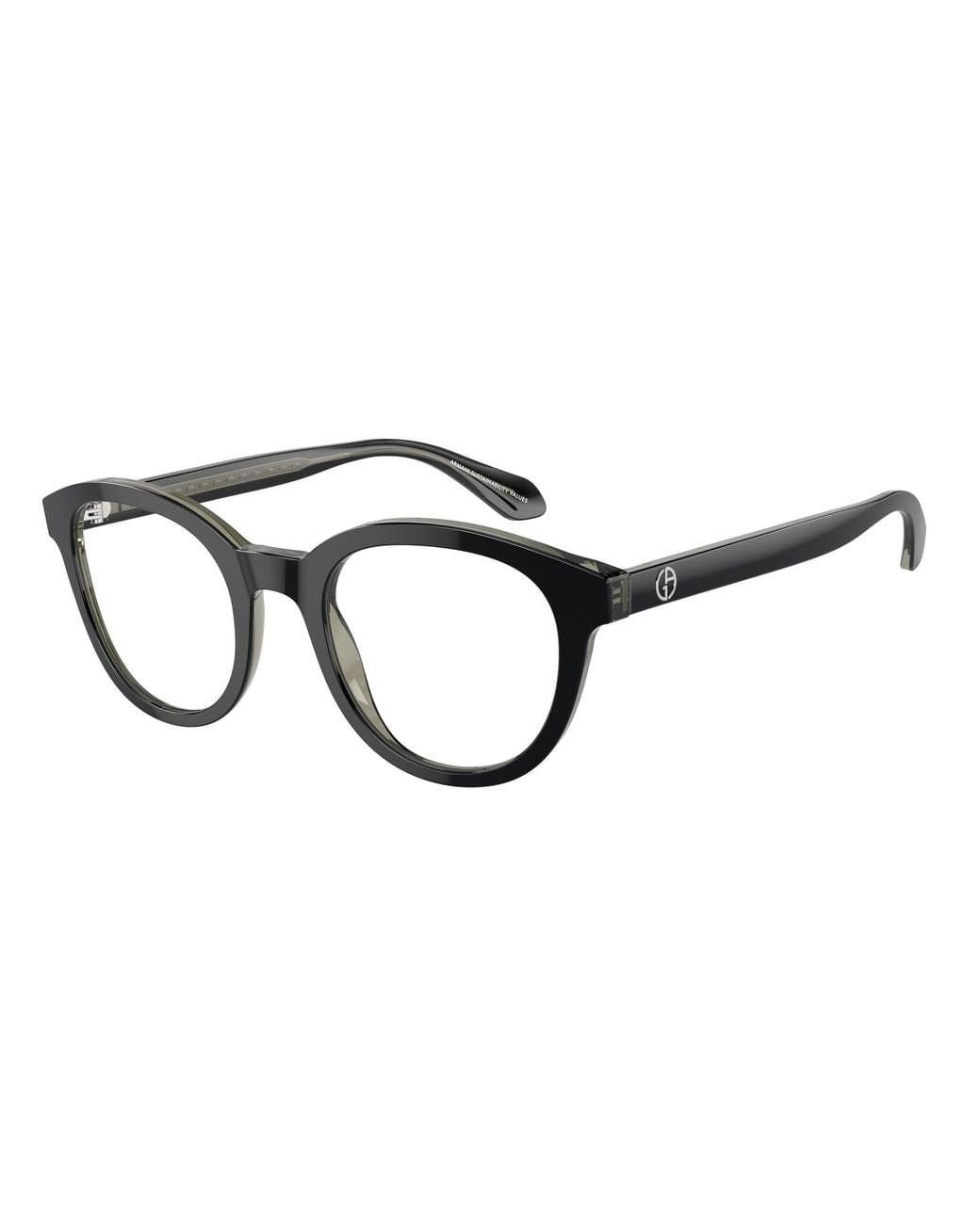 Giorgio Armani Black Ar7256 6087 Optical Frames Acetate Pantos Normal for men