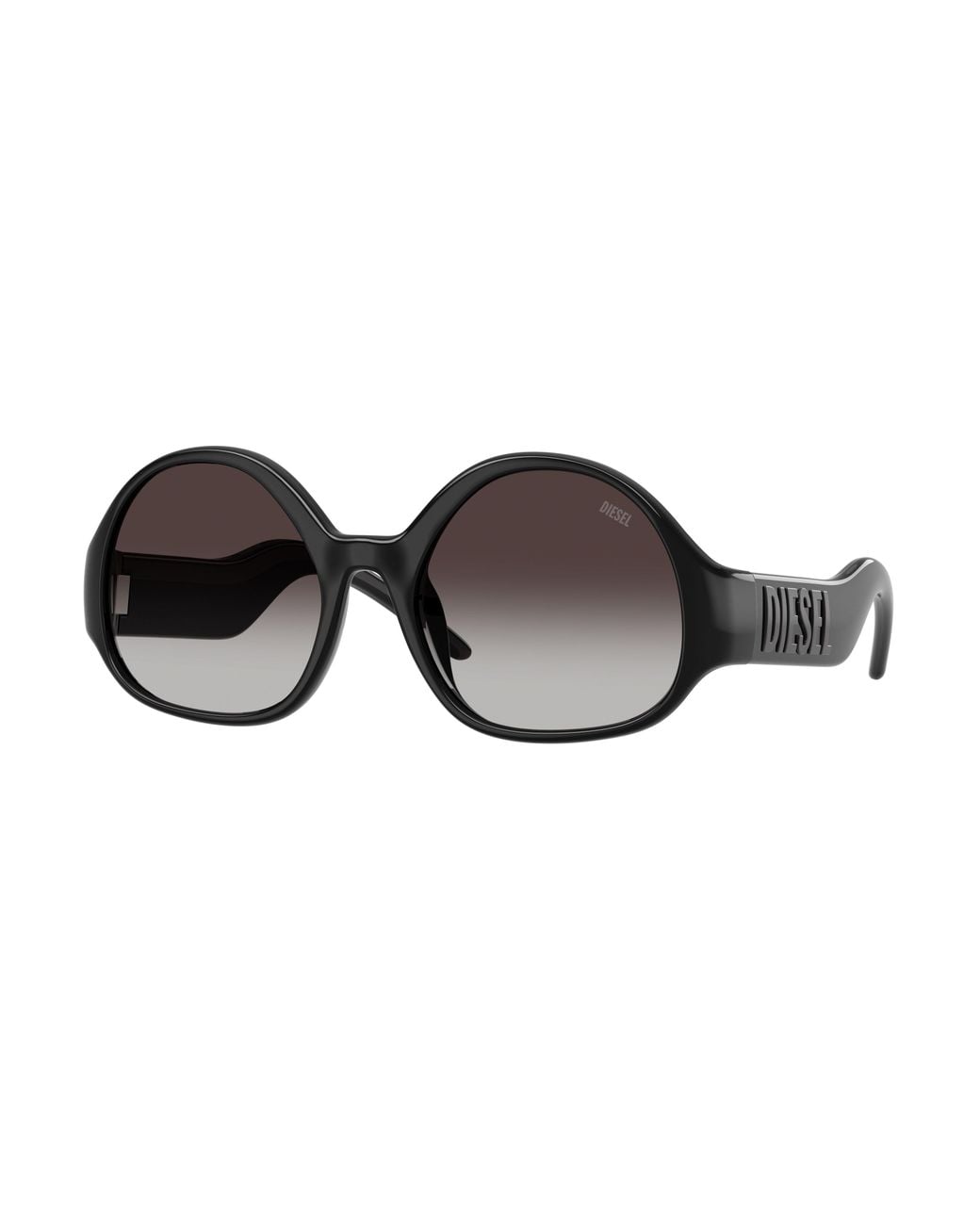 DIESEL Black Dl3022U 20018G Sunglasses Injected Round Normal Nuanced
