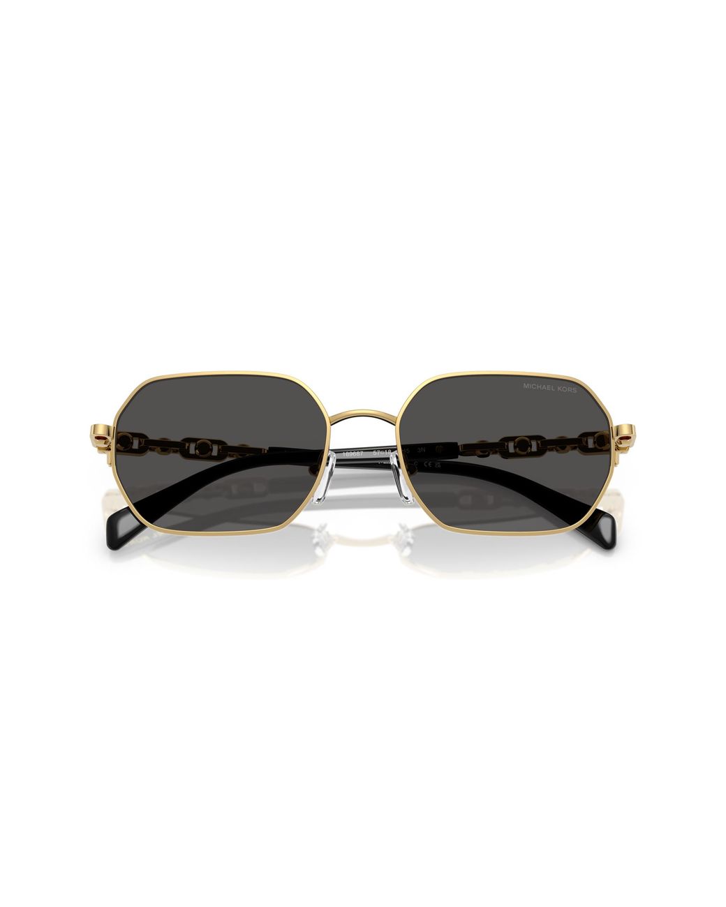 Michael Kors Black Mk1165 Saint Martin 189687 Sunglasses Metal Geometric Normal