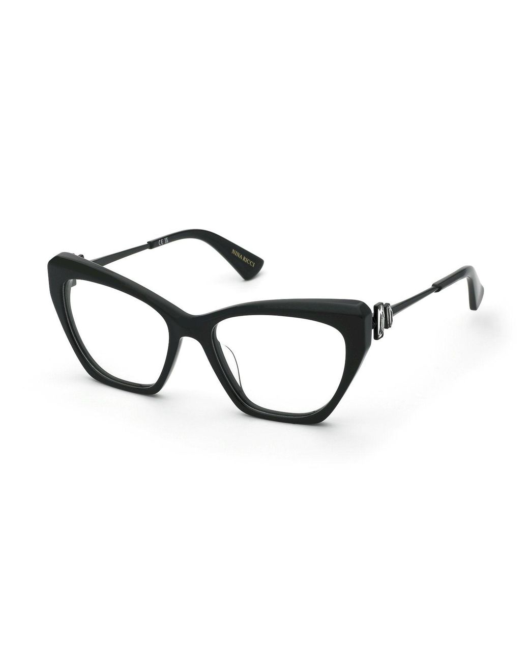 Nina Ricci Black Vnr415S 700S Optical Frames Acetate Butterfly