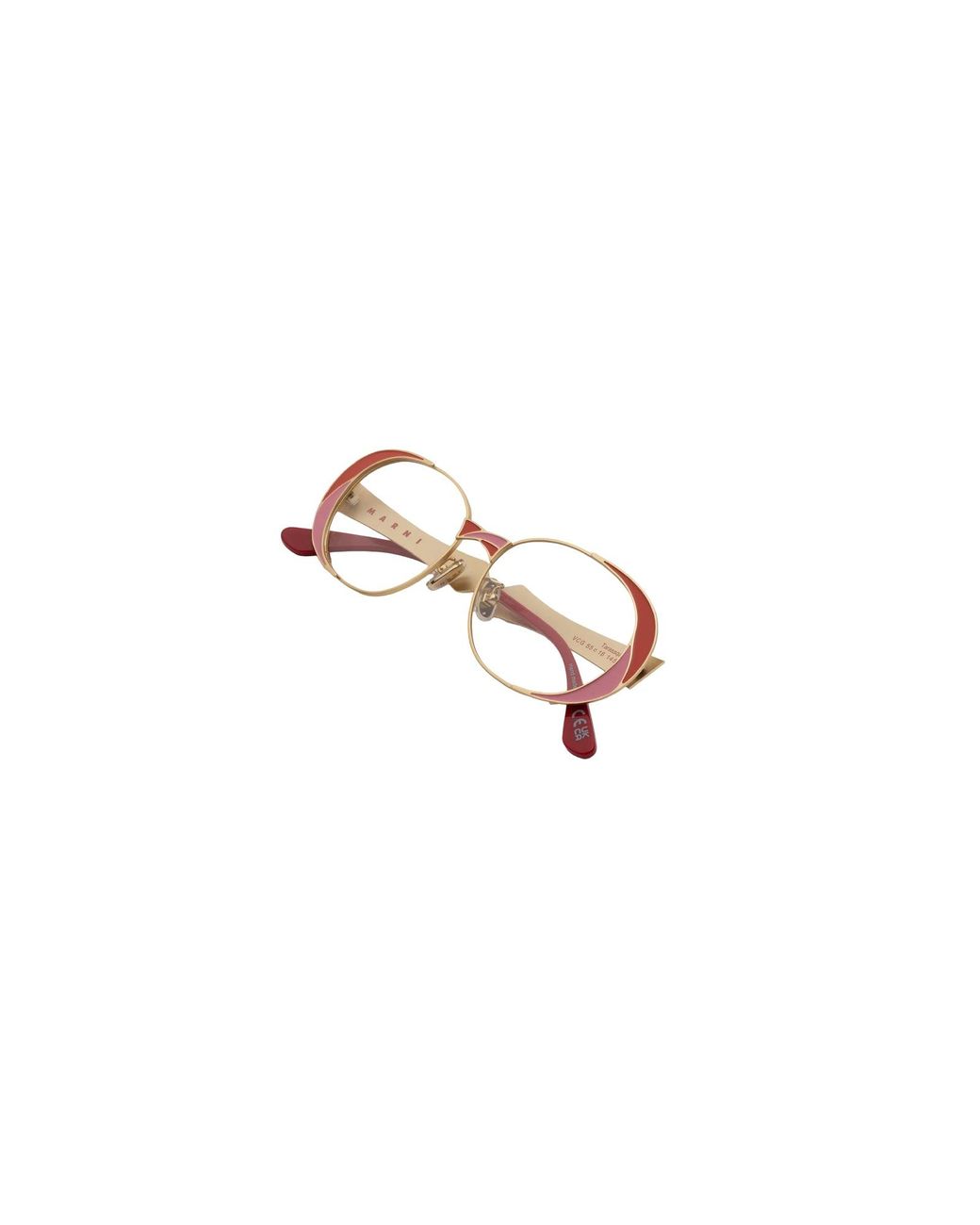 Marni Black Vcg Tarassqa Optical Frames Metal Round