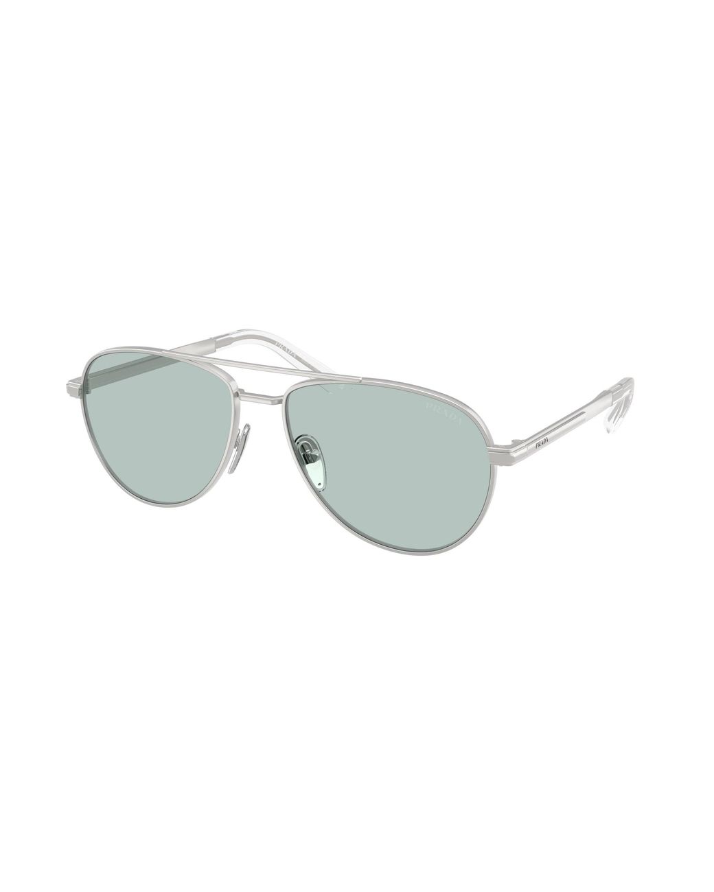 Prada Black Pr A54S 27540N Sunglasses Metal Pilot Normal for men