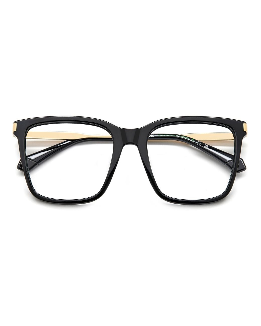 Polaroid Black Pld D528 807 Optical Frames Plastic Squared