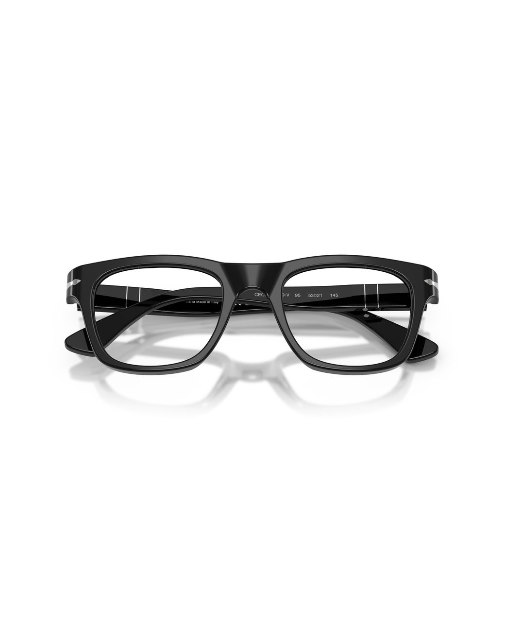 Persol Black Po3389V Cecil 95 Optical Frames Acetate Squared Normal