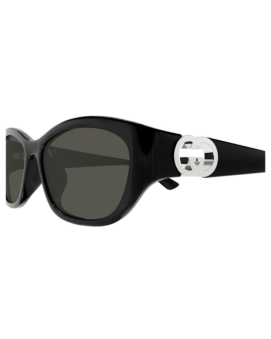 Gucci Black Gg1826Sk 001 Sunglasses Injected Round