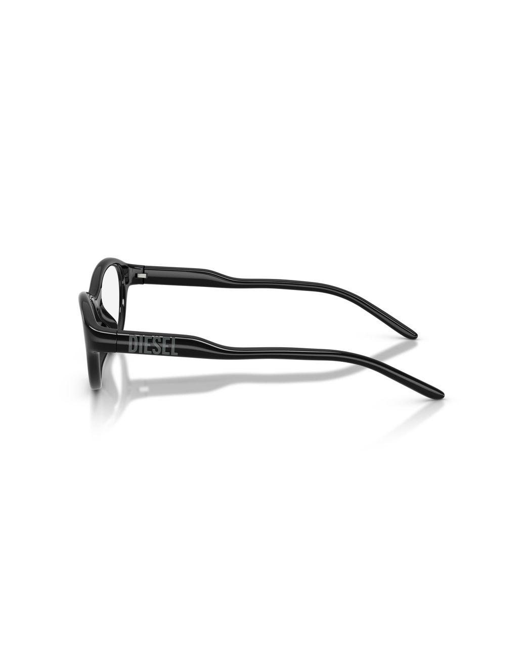DIESEL Black Dl6013U 2001 Optical Frames Injected Transparent Cat Eye Normal