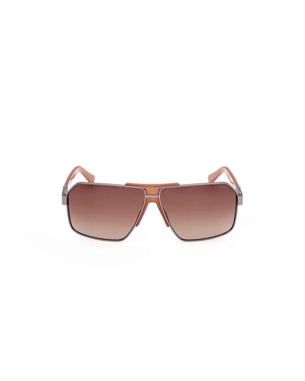 Guess Black Gu00305 08F Sunglasses Metal Squared Normal for men