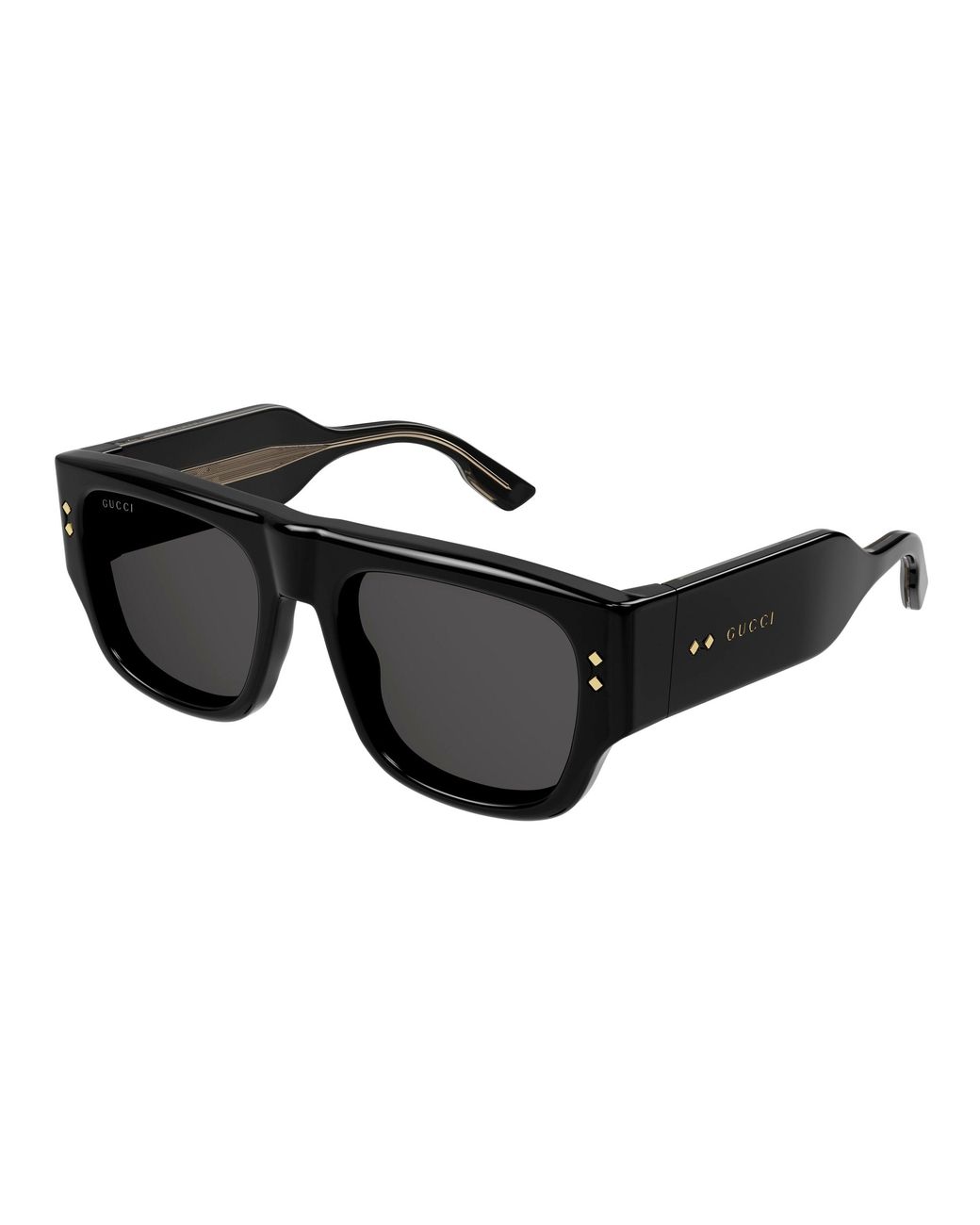Gucci Black Gg1262S 001 Sunglasses Acetate Squared for men
