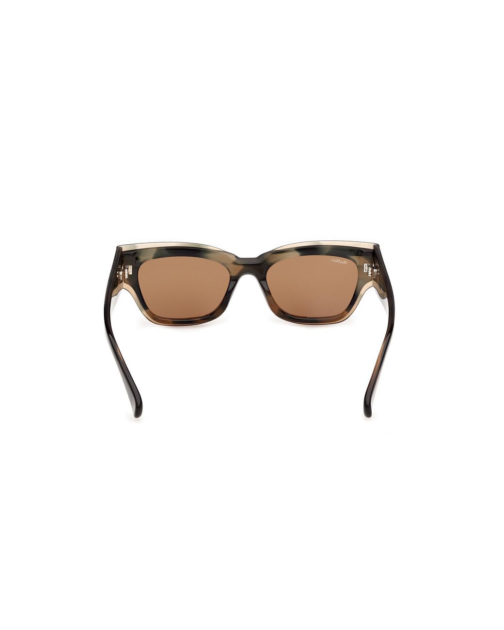 Max Mara Black Mm0211 55E Sunglasses Acetate Geometric Normal