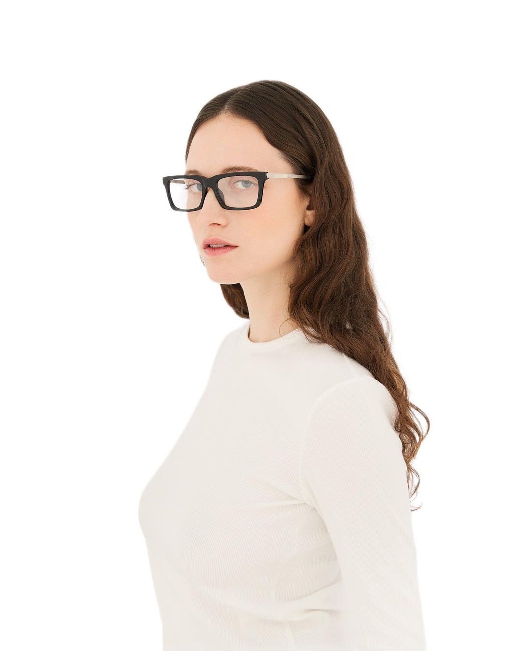 Retrosuperfuture Black 06B Numero 156 Nero & Argento Optical Frames Acetate Squared