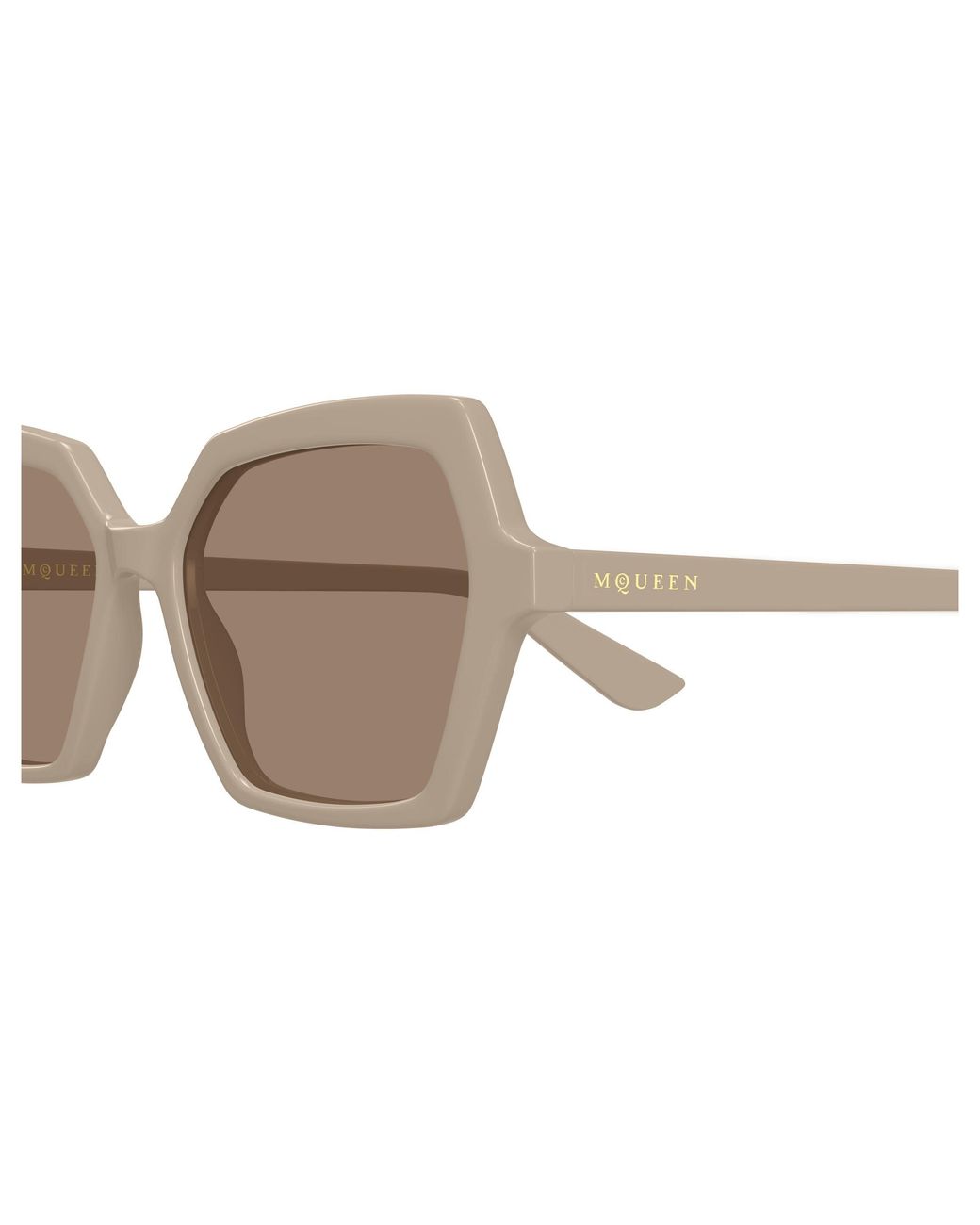 McQueen Black Am0537S 003 Sunglasses Acetate Geometric