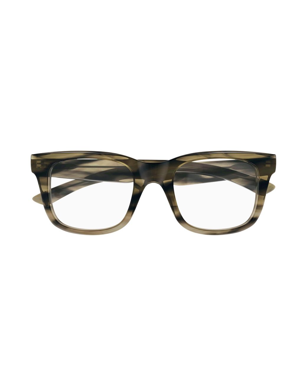 Balenciaga Black Bb0428O 004 Optical Frames Acetate Transparent Squared for men