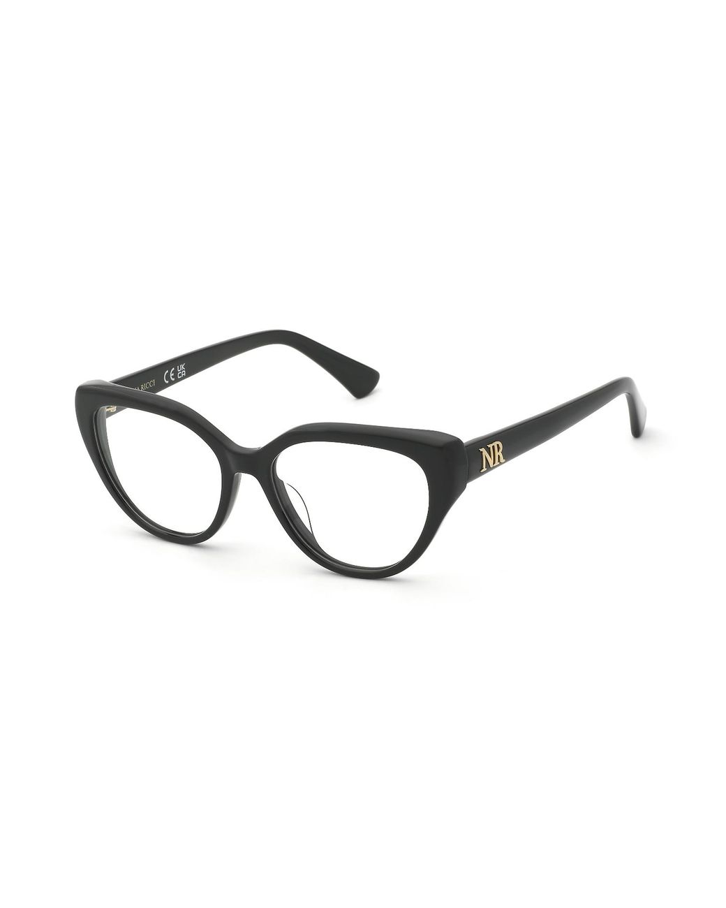 Nina Ricci Black Vnr467 700 Optical Frames Acetate Butterfly