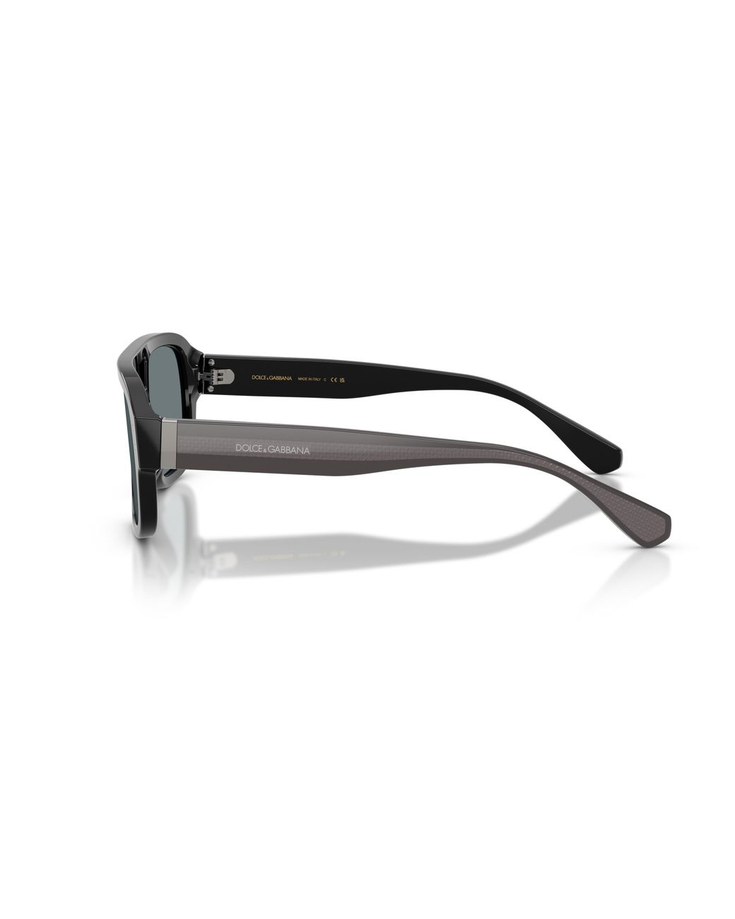 Dolce & Gabbana Black Dg4561 501/6G Sunglasses Acetate Pilot Mirror for men