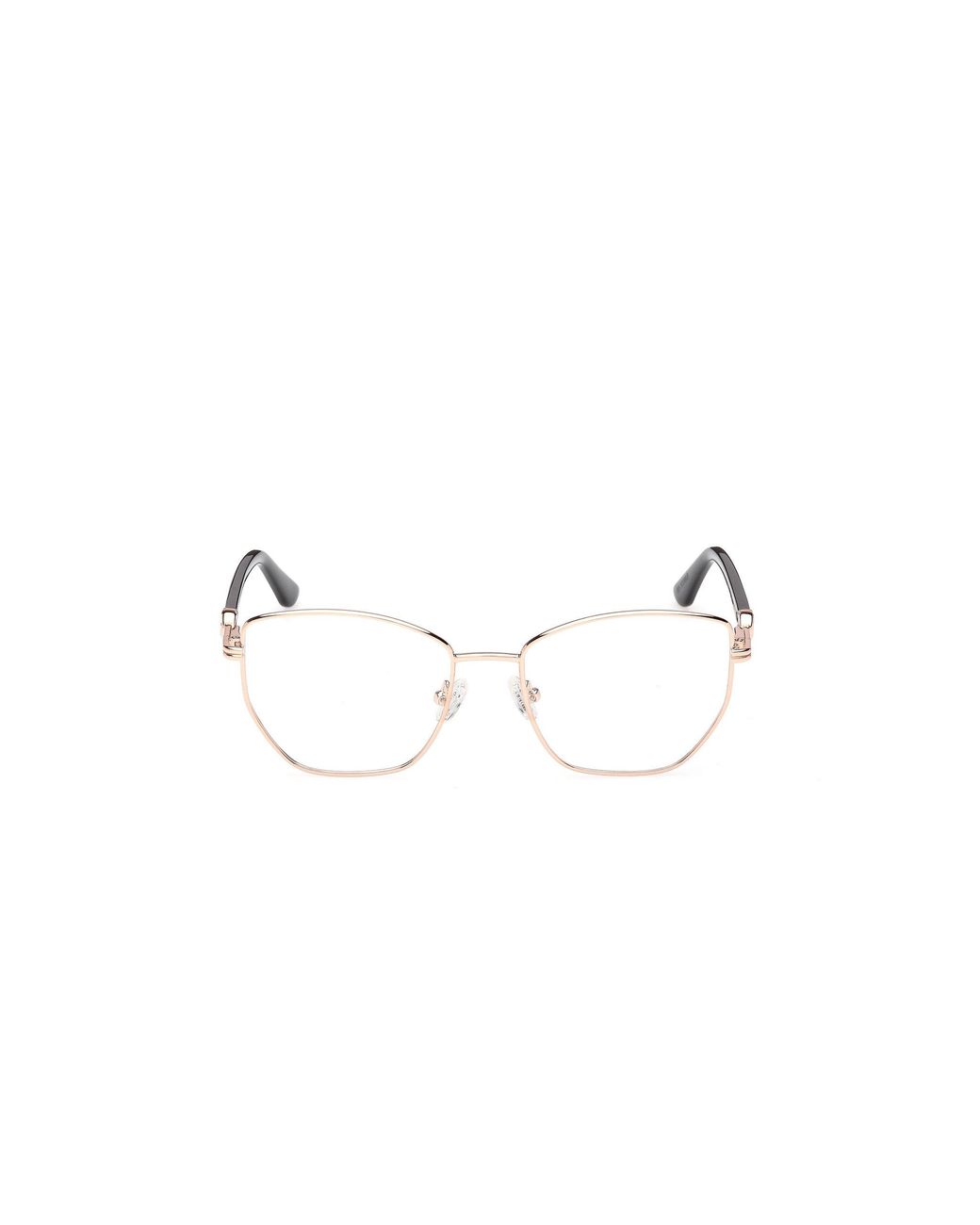 Guess Black Gu50312 028 Optical Frames Metal Geometric Normal