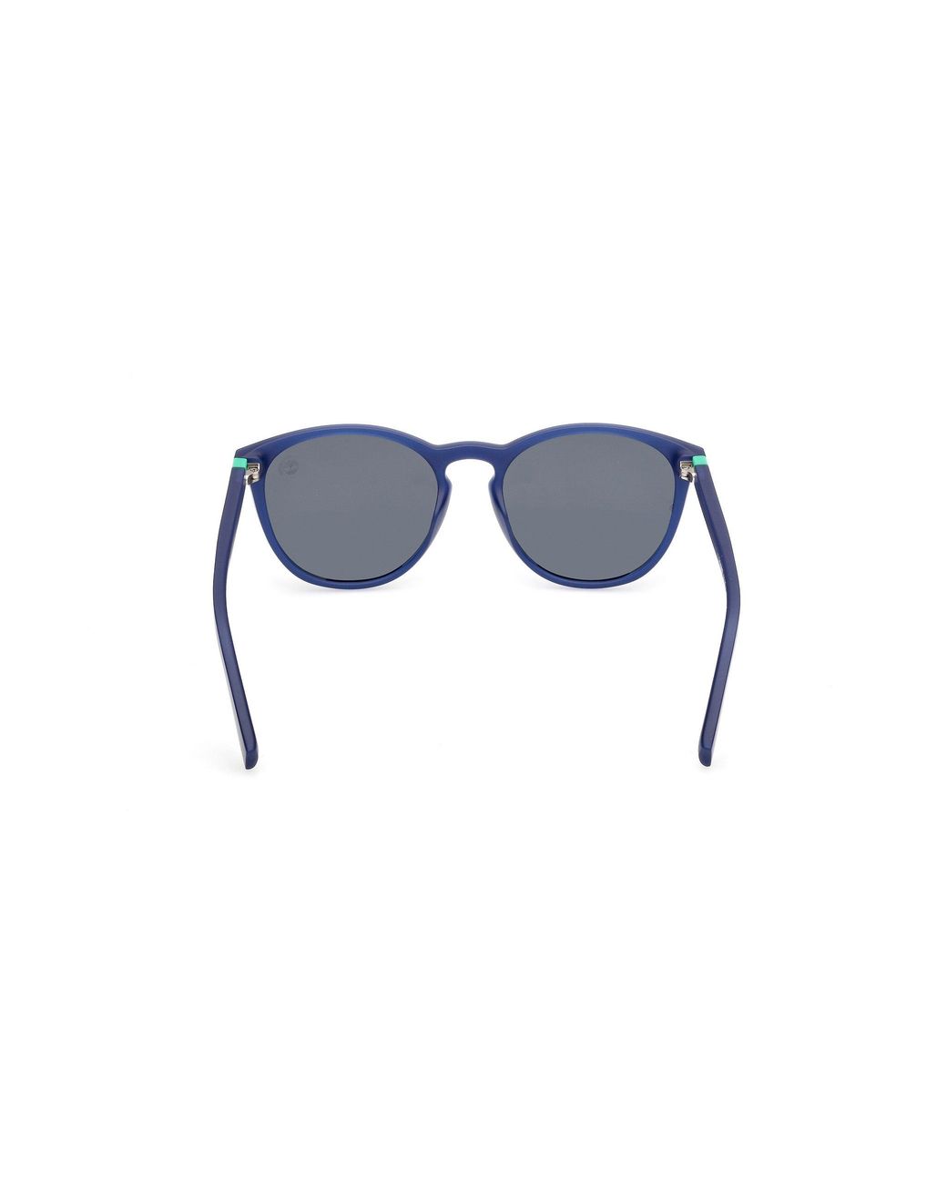 Timberland Blue Tb00049 91D Sunglasses Injected Smoke Round Polarized