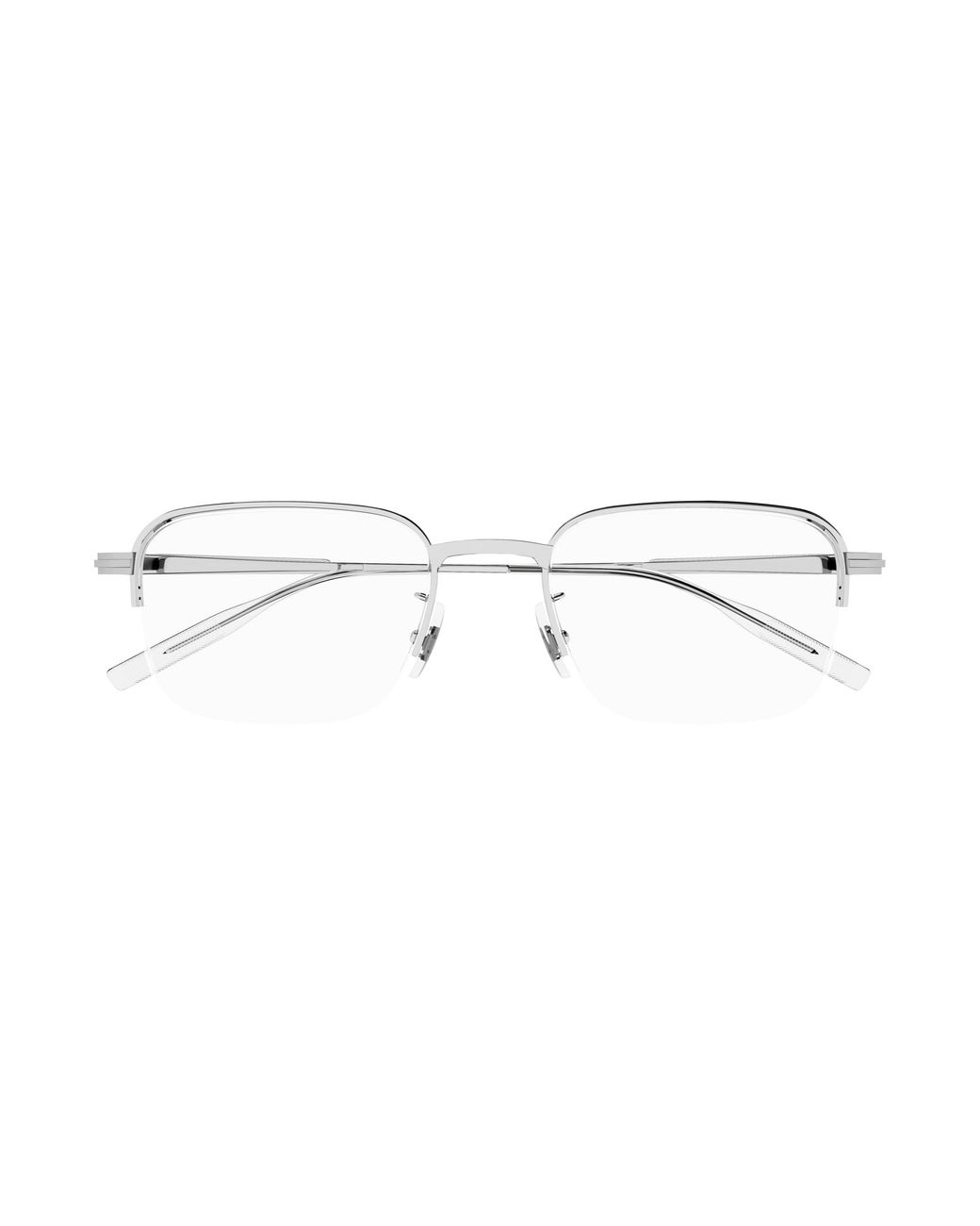 Montblanc Black Mb0220Oa 004 Optical Frames Metal Squared for men