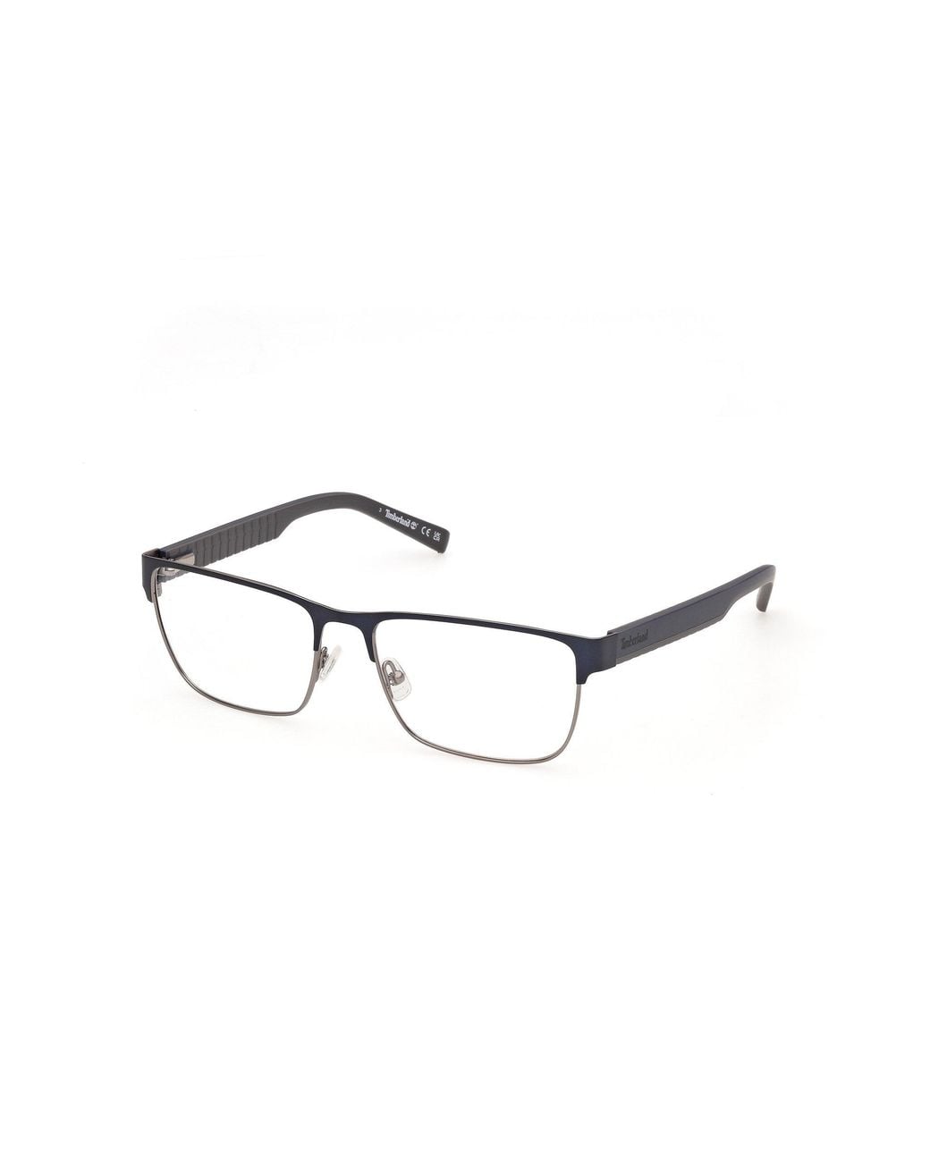 Timberland Black Tb50117 91 Optical Frames Metal Squared Normal for men