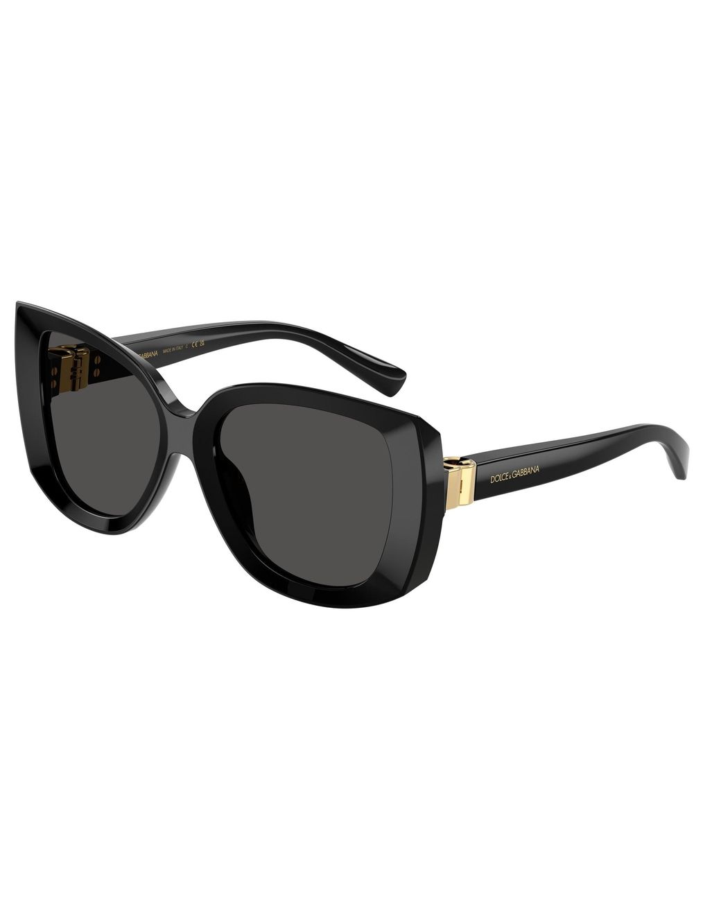 Dolce & Gabbana Black Dg4495 501/87 Sunglasses Acetate Squared Normal