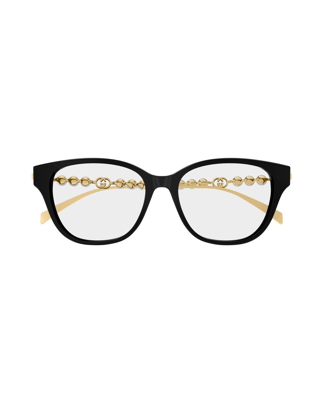 Gucci Black Gg1972Oa 001 Optical Frames Acetate Transparent Round