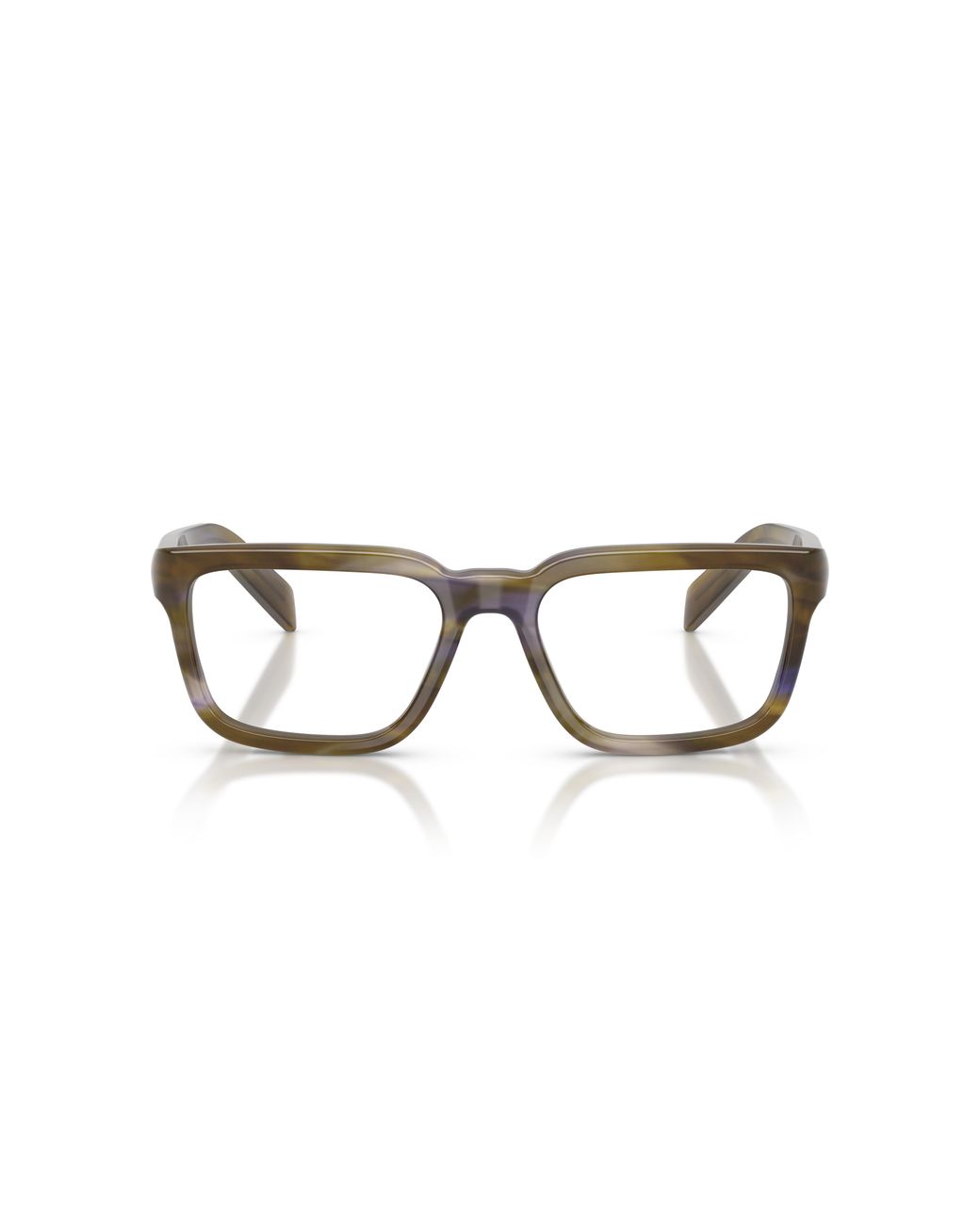 Prada Black Pr D04V 23G1O1 Optical Frames Acetate Transparent Pillow Normal